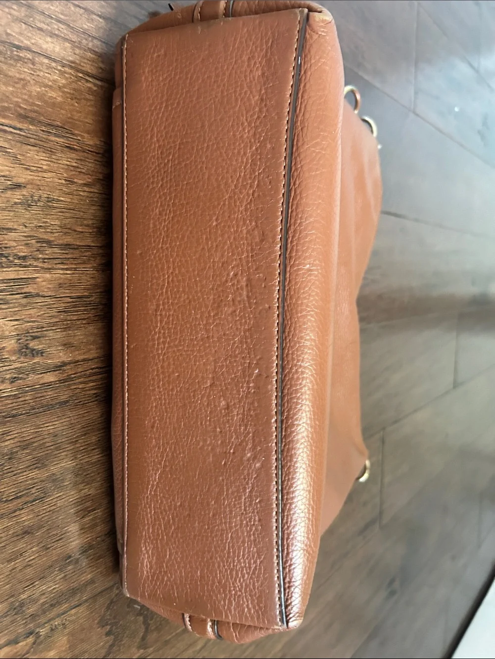 Marlon Coach Pebbled Leather Hobo Bag in Brown